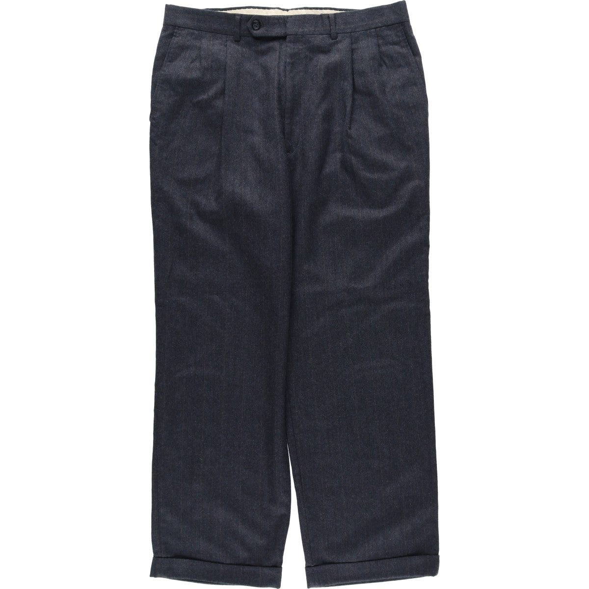 古着 エルメネジルドゼニア Ermenegildo Zegna ツータック ウール
