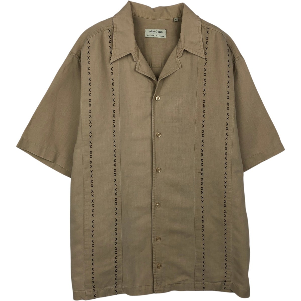 90s Yves Saint Laurent　イブサンローランYSL 半袖シャツ 古着 イヴサンローラン Yves Saint Laurent 半袖 オープンカラー