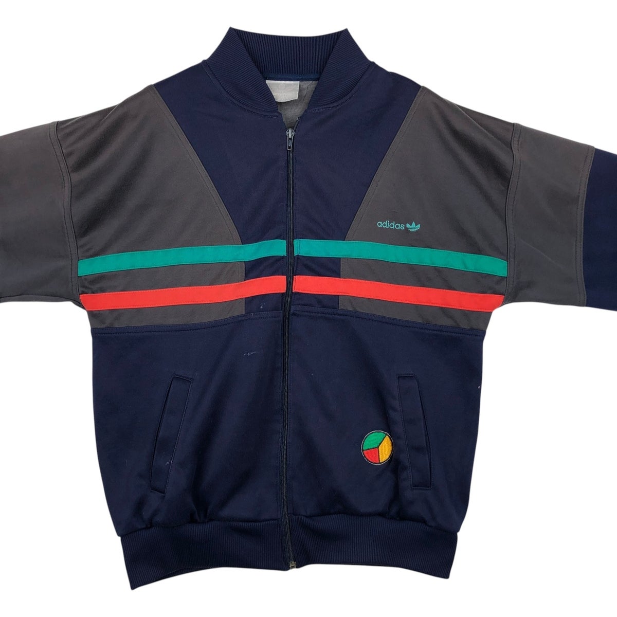 古着 80年代 アディダス adidas トレフォイルロゴ ジャージ トラック
