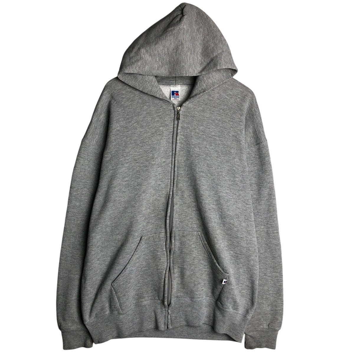 古着 90年代 ラッセル Russell ATHLETIC スウェットフルジップパーカー