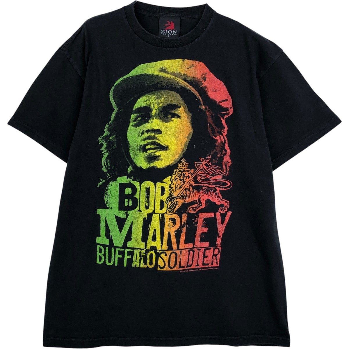 古着 BOB MARLEY ボブマーリー バンドTシャツ バンT メンズL相当