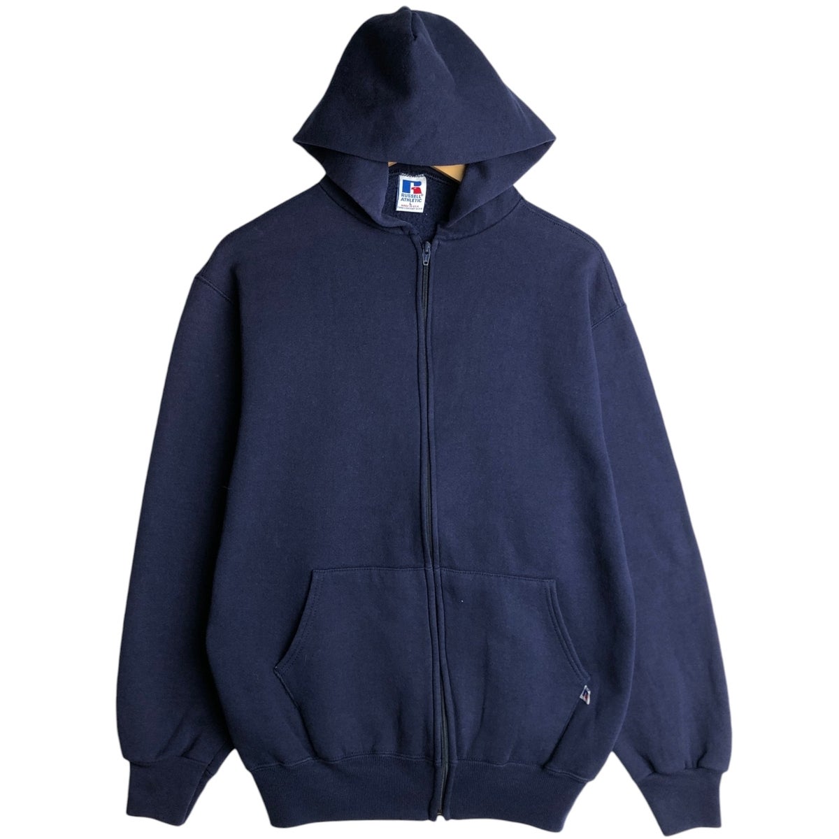 古着 90年代 ラッセル Russell ATHLETIC スウェットフルジップパーカー