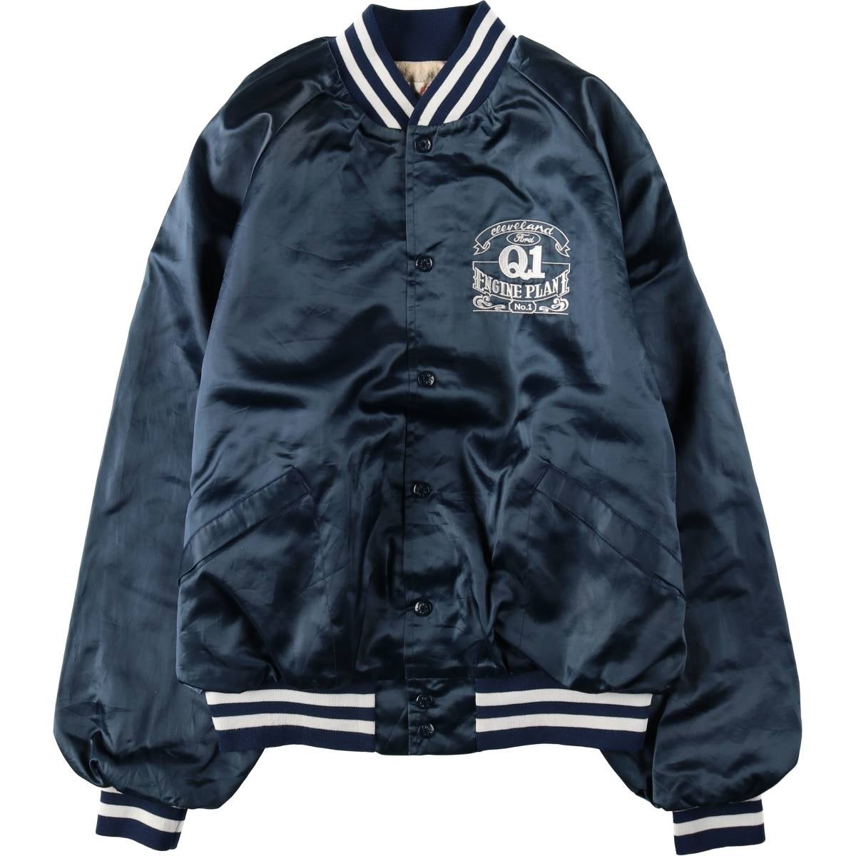 90s USA製 King Louie UAW スタジャン XL ブラック f2 キングルイ古着通販 | 古着屋JAM（ジャム）