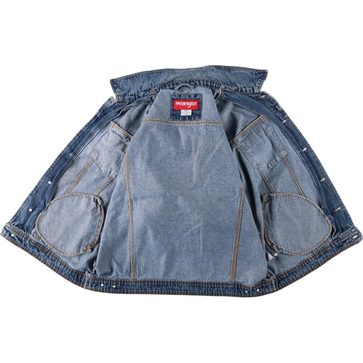 古着 ラングラー Wrangler デニムジャケット Gジャン メンズM相当