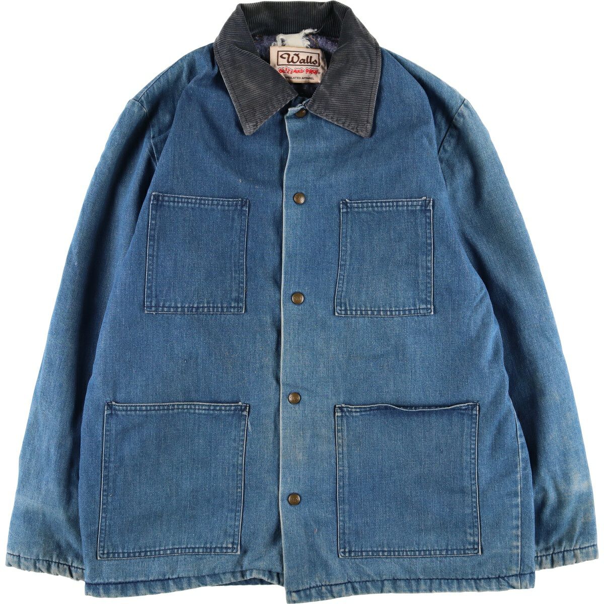 古着 80年代 ウォールズ Walls BLIZZARD-PRUF デニムカバーオール