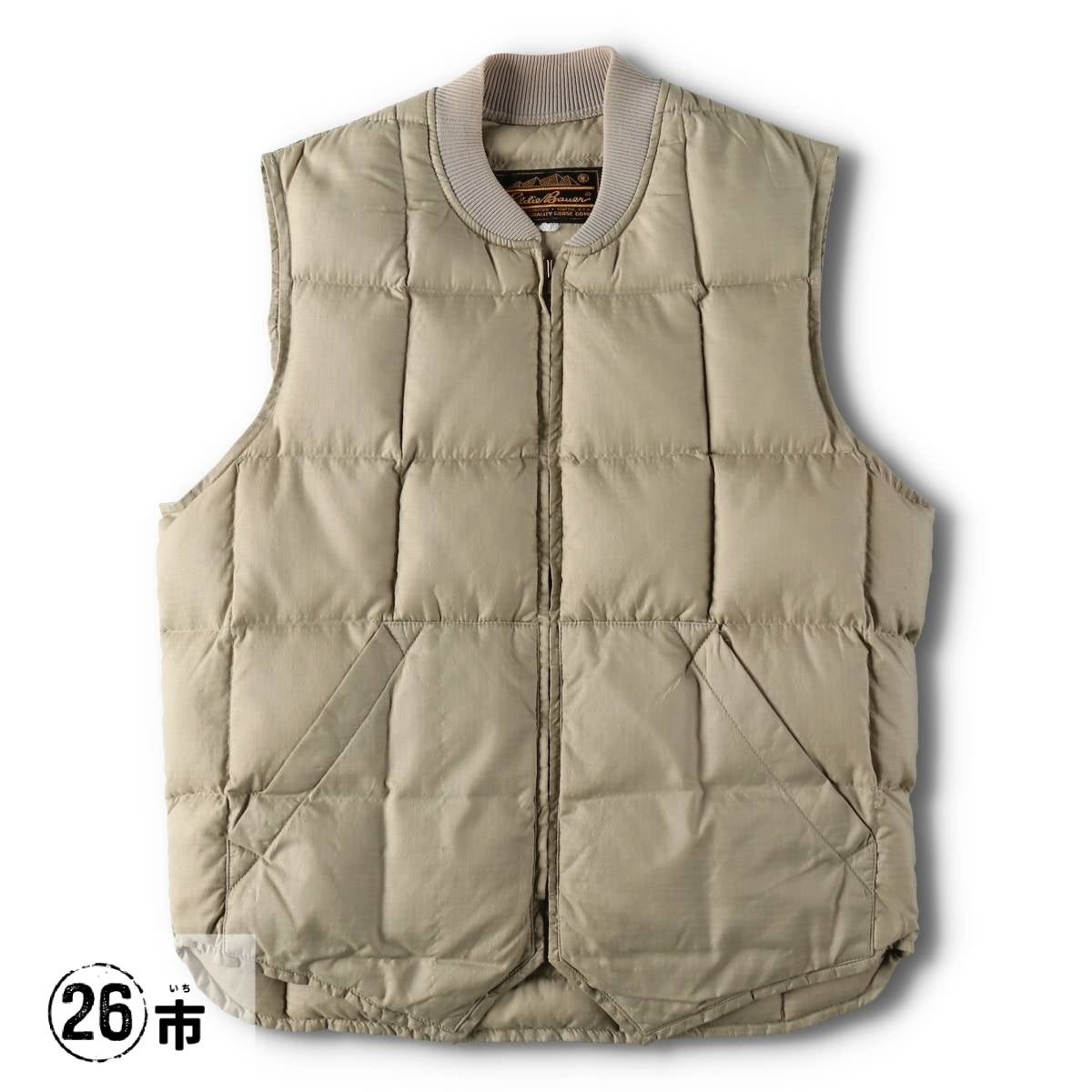古着 70年代 エディーバウアー Eddie Bauer 黒タグ リップストップ