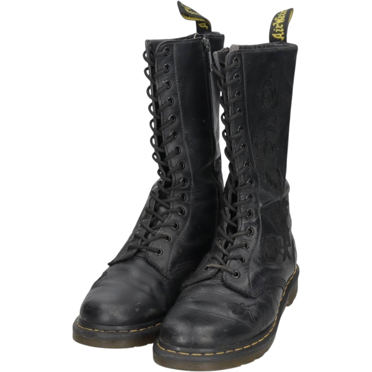 古着 ドクターマーチン Dr.Martens DEVON HEART 厚底 ショートブーツ 3