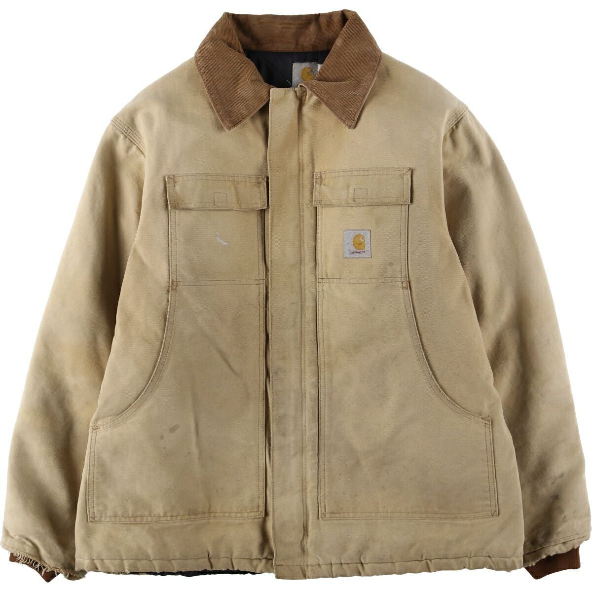 古着 80年代 カーハート Carhartt ダックベスト USA製 メンズM相当