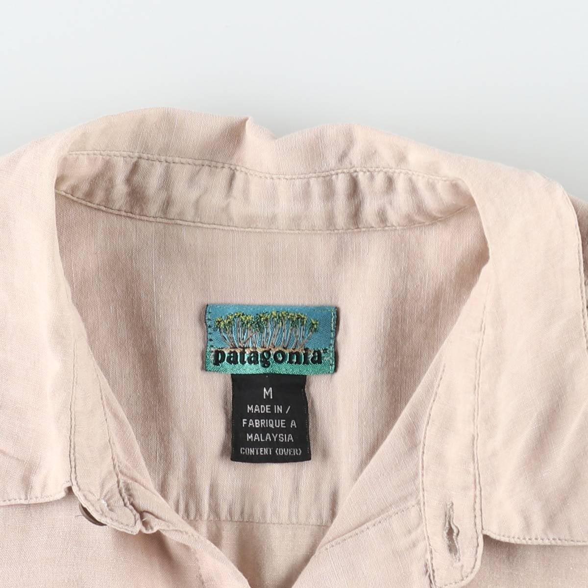古着 90年代 パタゴニア Patagonia ヤシの木タグ 半袖 コットンシャツ