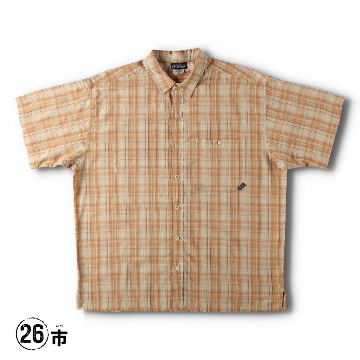 古着 90年代 パタゴニア Patagonia ヤシの木タグ 半袖 コットンシャツ