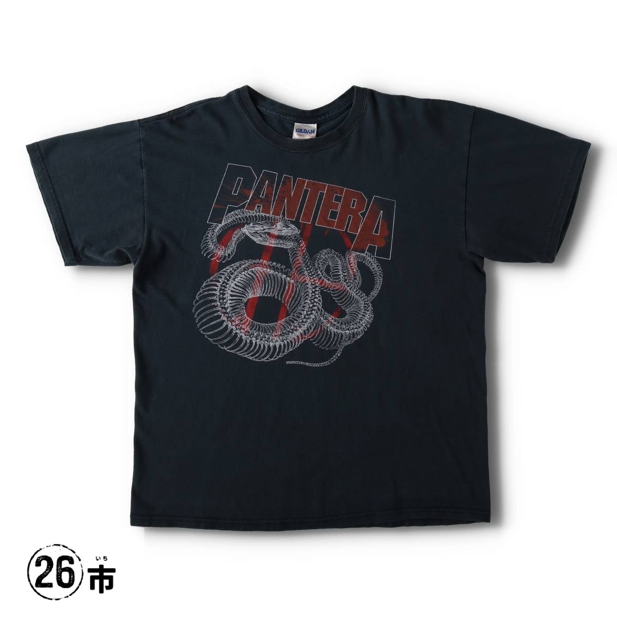 古着 00年代 ギルダン GILDAN PANTERA パンテラ 蛇柄 パイソン柄