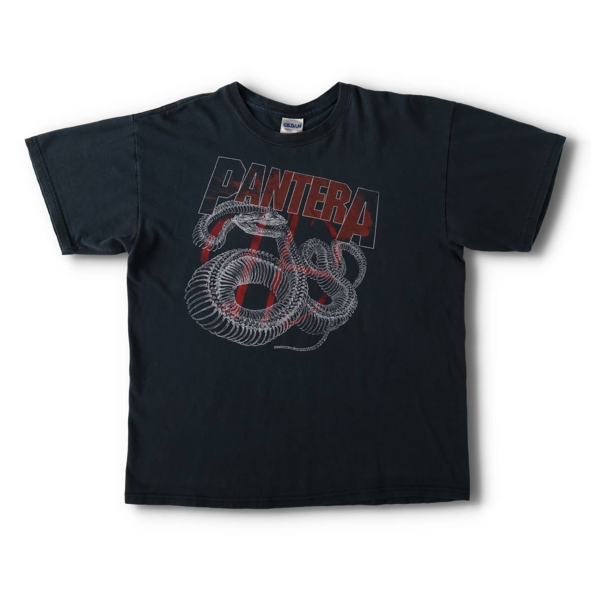 古着 00年代 ギルダン GILDAN PANTERA パンテラ 蛇柄 パイソン柄
