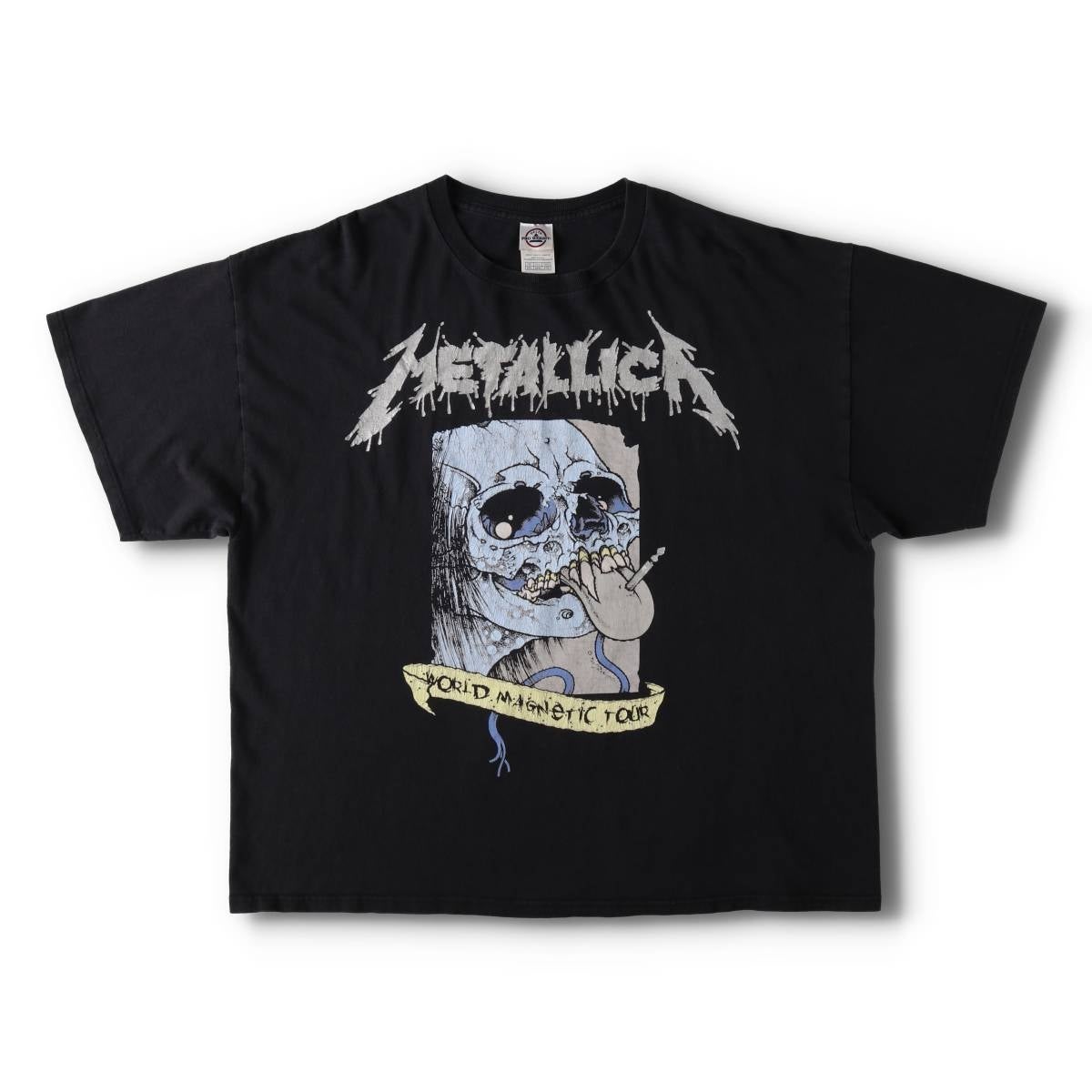 古着 00年代 METALLICA メタリカ ドクロ柄 スカル柄 World Magnetic