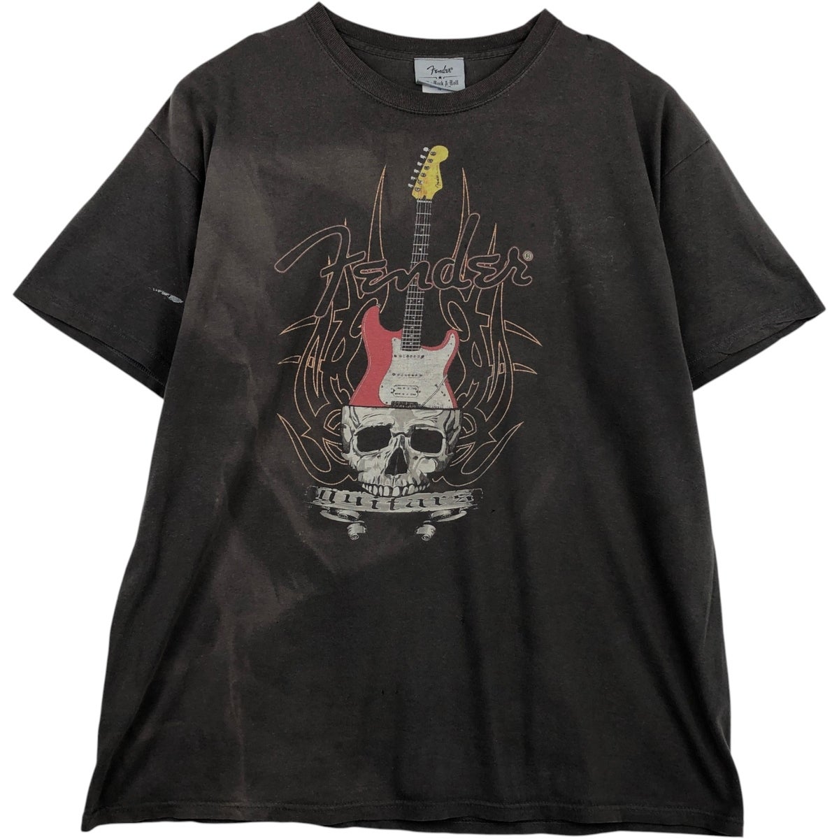 古着 ドクロ柄 スカル柄 プリントTシャツ メンズXL相当 /eaa549172