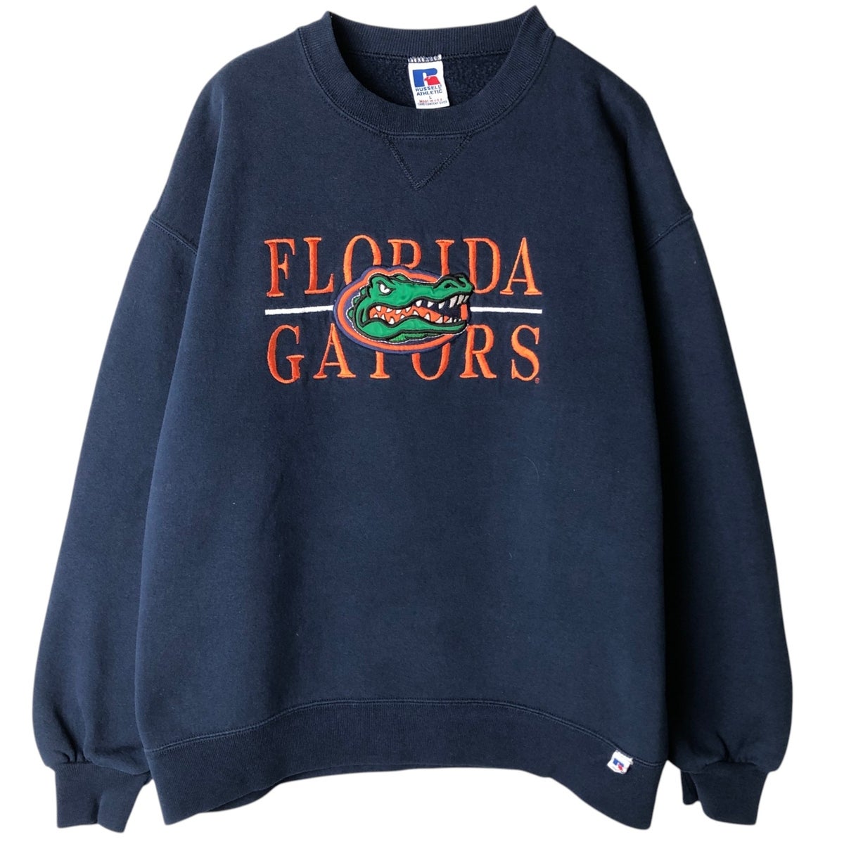 古着 90年代 ラッセル Russell ATHLETIC カレッジ キャラクター