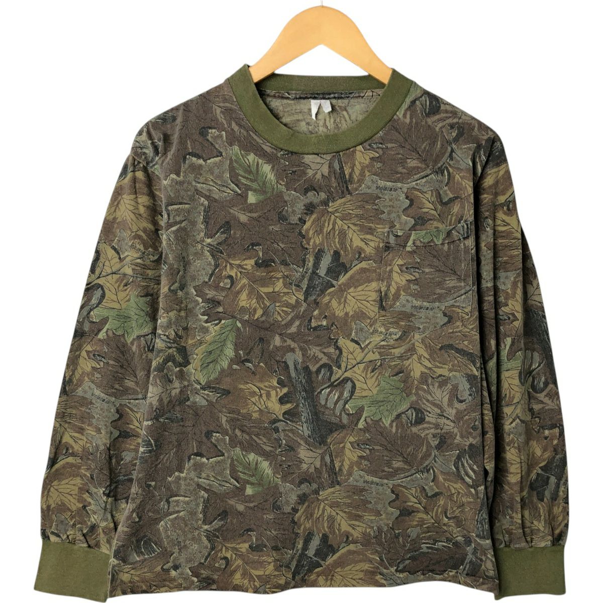 古着 JR.G.I. 迷彩柄 ウッドランドカモ ロングTシャツ ロンT