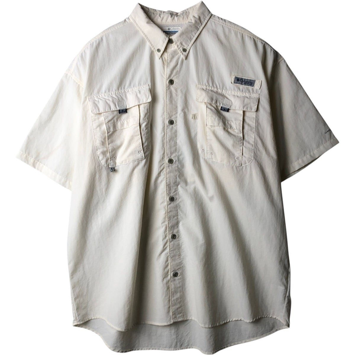 古着 コロンビア Columbia PFG OMNI-SHADE オムニシェイド ボタン