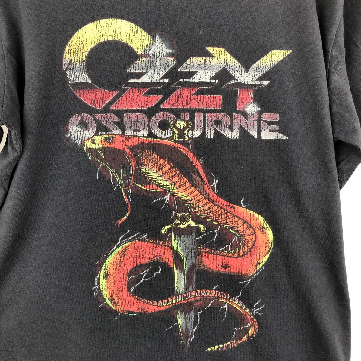 古着 Ozzy Osbourne オジーオズボーン バンドTシャツ バンT メンズS