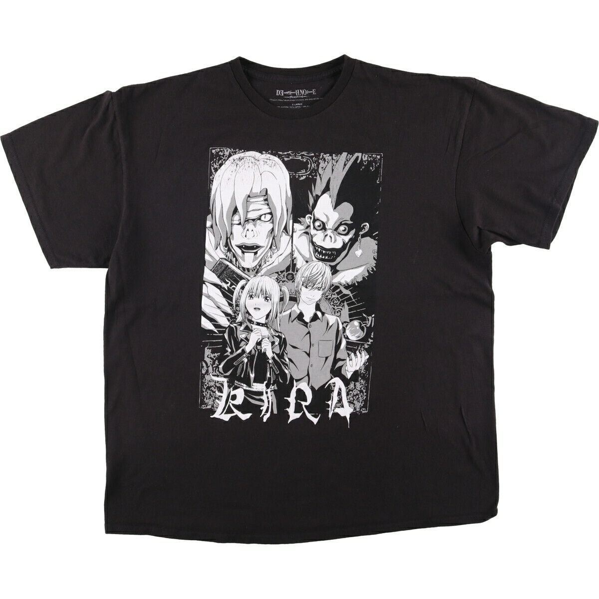 DEATHNOTE 長袖古着 古着 DEATH NOTE デスノート L アニメ キャラクタープリントロングT