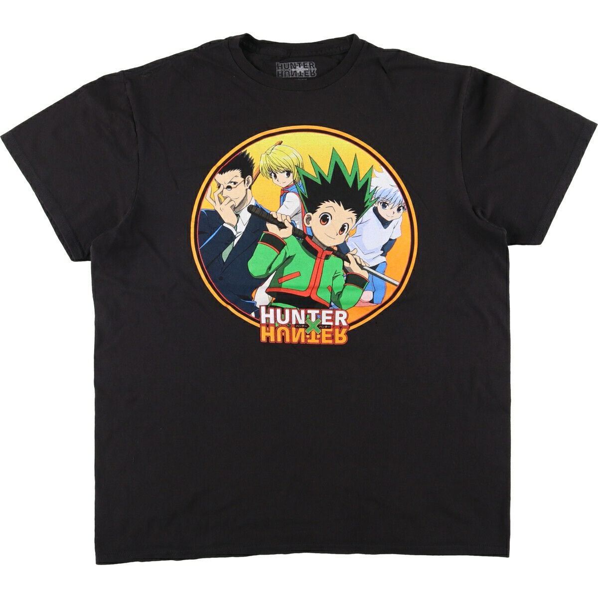 古着 HUNTER×HUNTRE ハンターハンター キャラクタープリントTシャツ