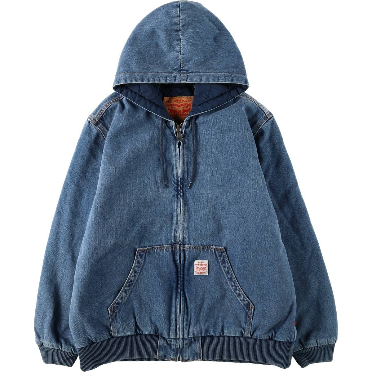 古着 リーバイス Levis RELAXED デニムパーカー メンズL相当