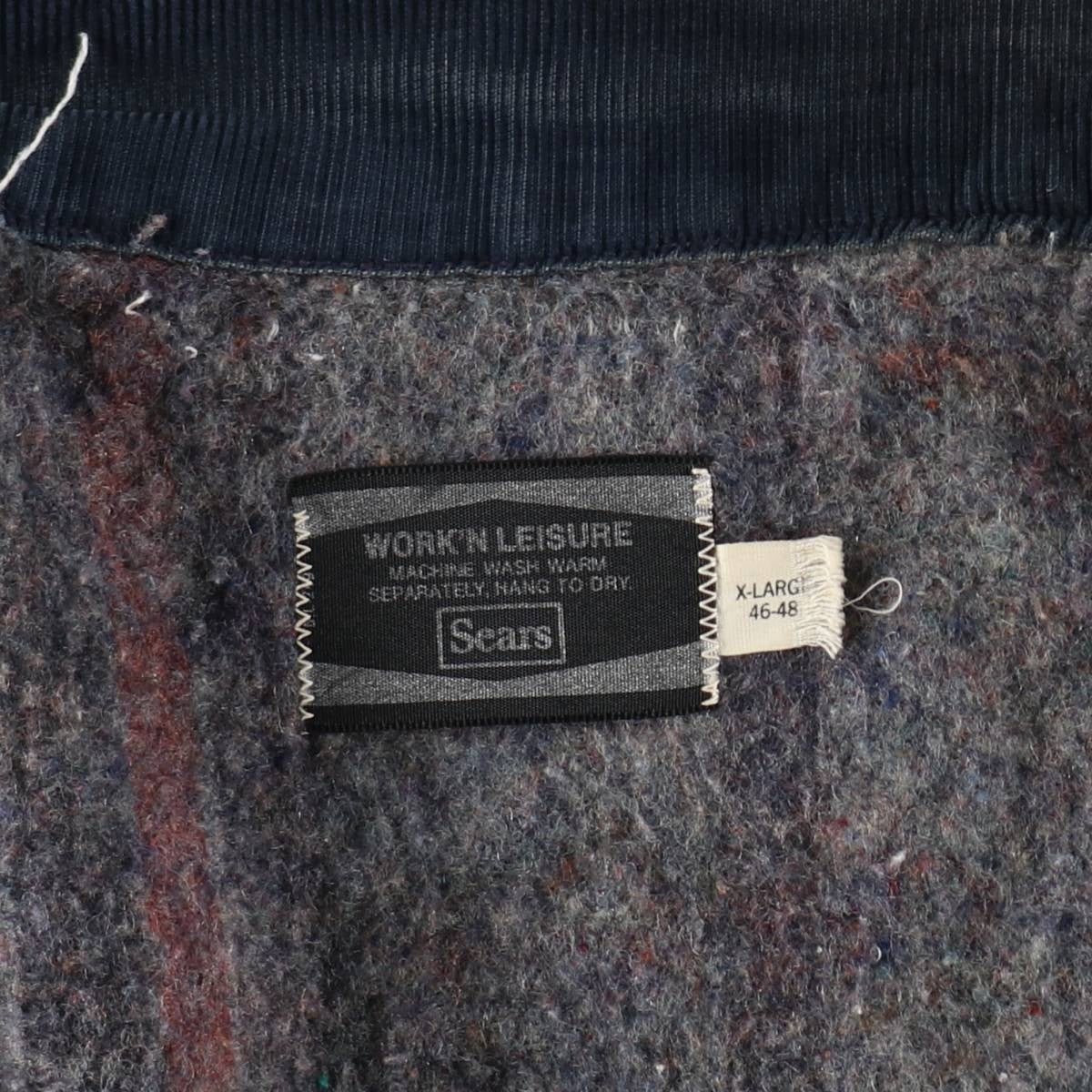 古着 70年代 シアーズ Sears WORKN LEISURE デニムカバーオール メンズ
