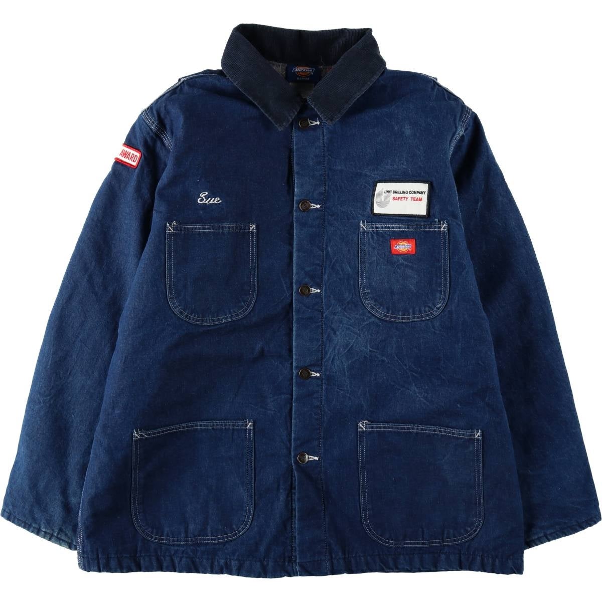 古着 ディッキーズ Dickies デニムカバーオール メンズXL相当