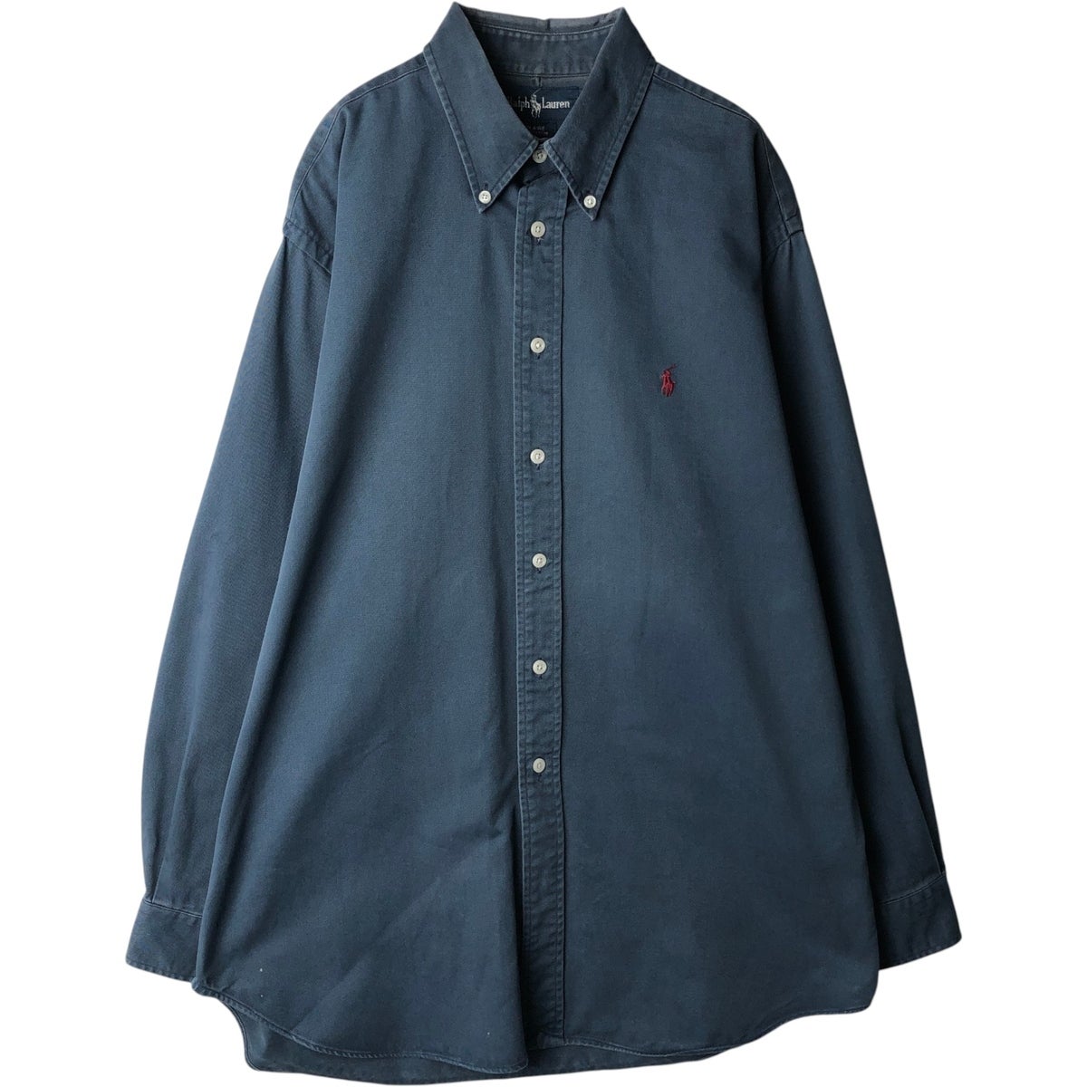 古着 ラルフローレン Ralph Lauren BLAKE シルク 長袖 ボタンダウン