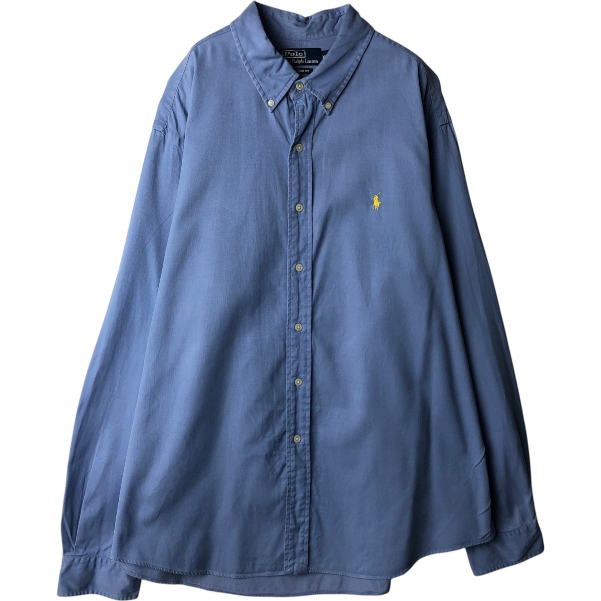 古着 ラルフローレン Ralph Lauren CUSTOM FIT 長袖 ボタンダウン