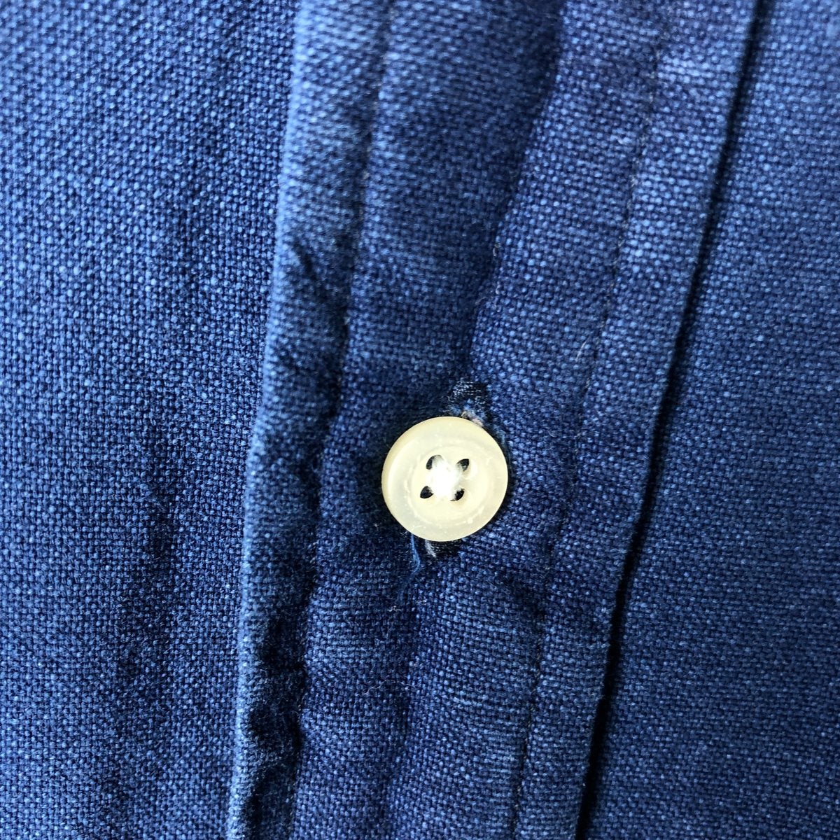 古着 ラルフローレン Ralph Lauren INDIGO OXFORD 長袖 ボタンダウン