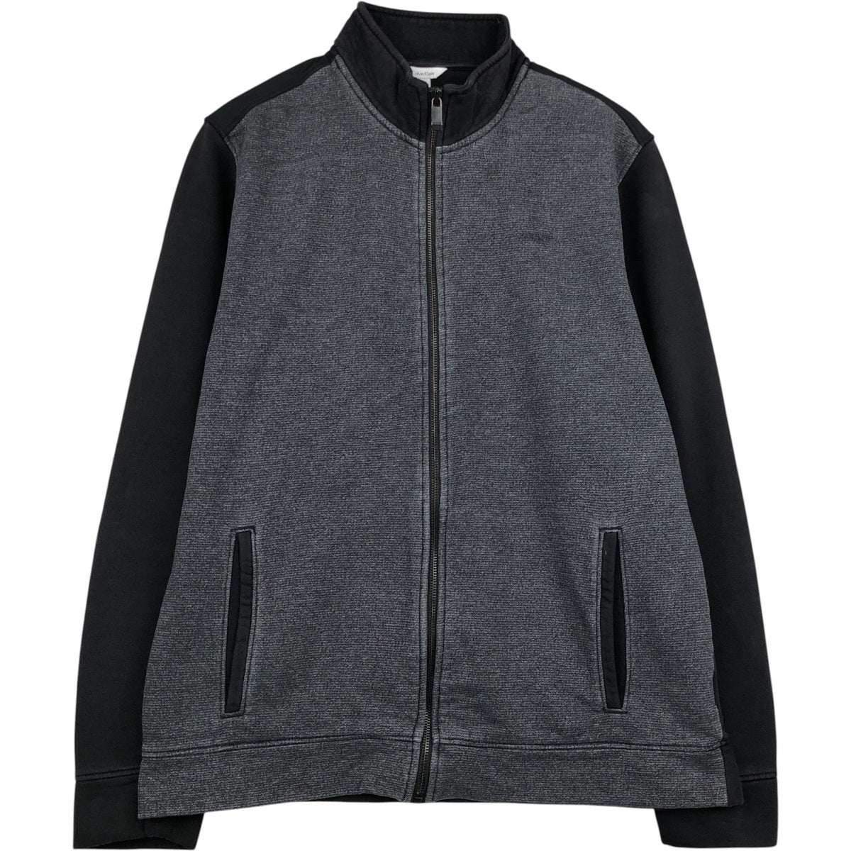 古着 カルバンクライン Calvin klein コットンニットハーフジップ