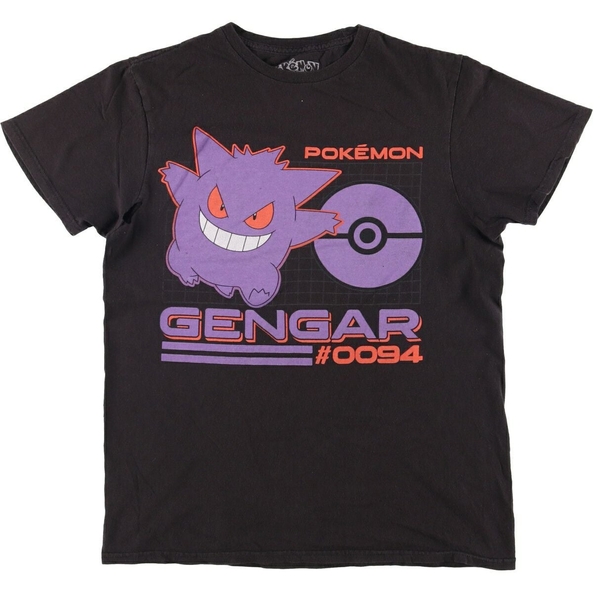 古着 POKEMON ポケモン ゲンガー キャラクタープリントTシャツ メンズM