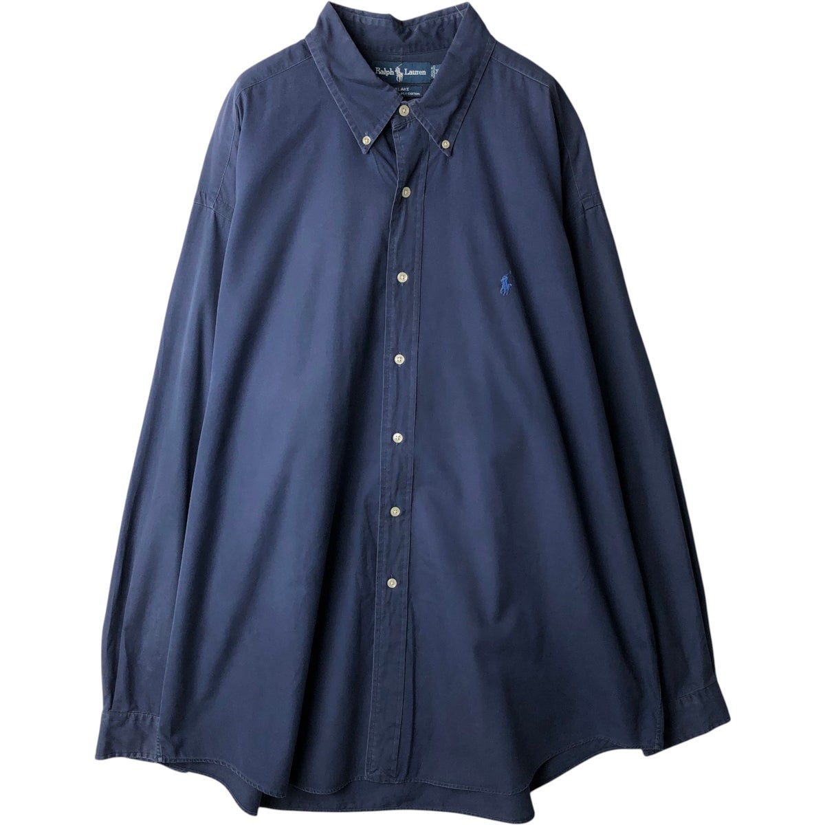 古着 ラルフローレン Ralph Lauren BLAKE シルク 長袖 ボタンダウン