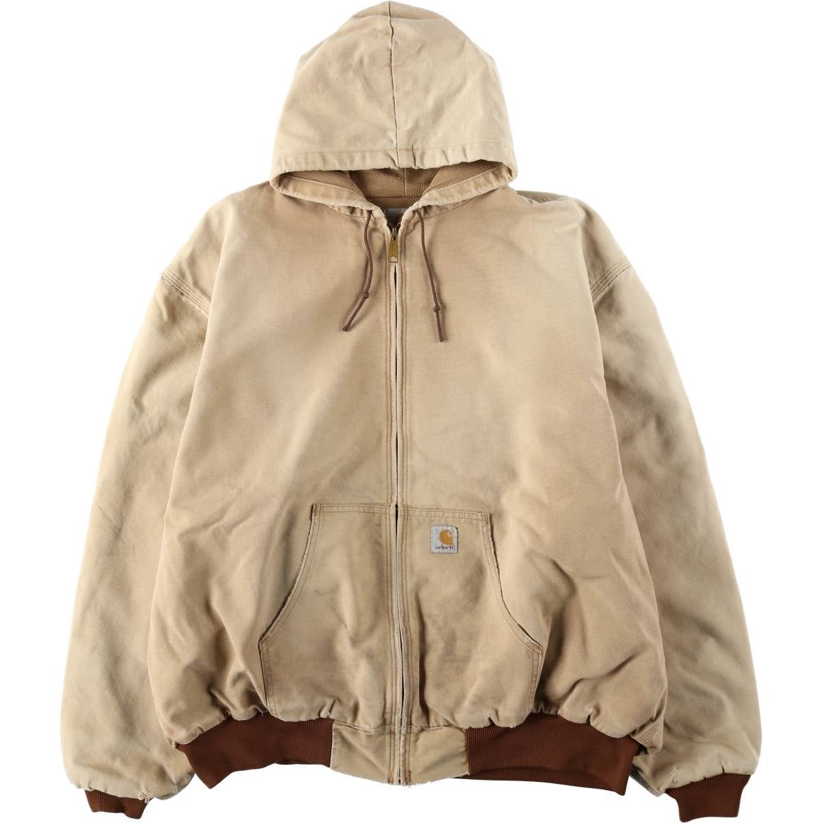 古着 カーハート Carhartt アクティブジャケット ダックフルジップ