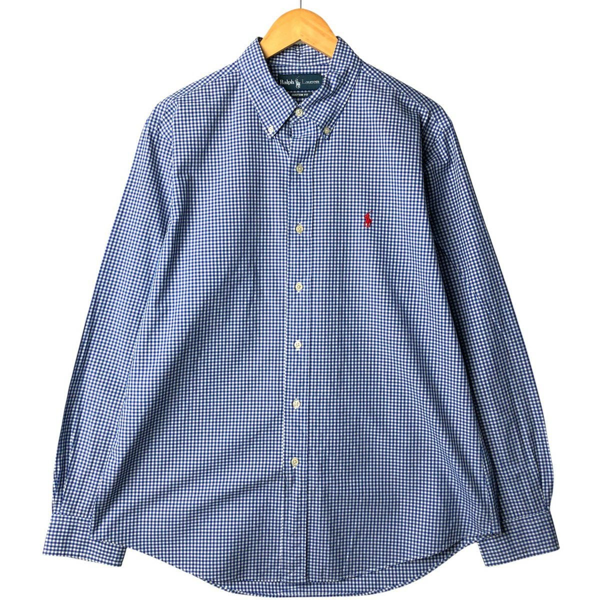 古着 ラルフローレン Ralph Lauren CLASSIC FIT ギンガムチェック 長袖