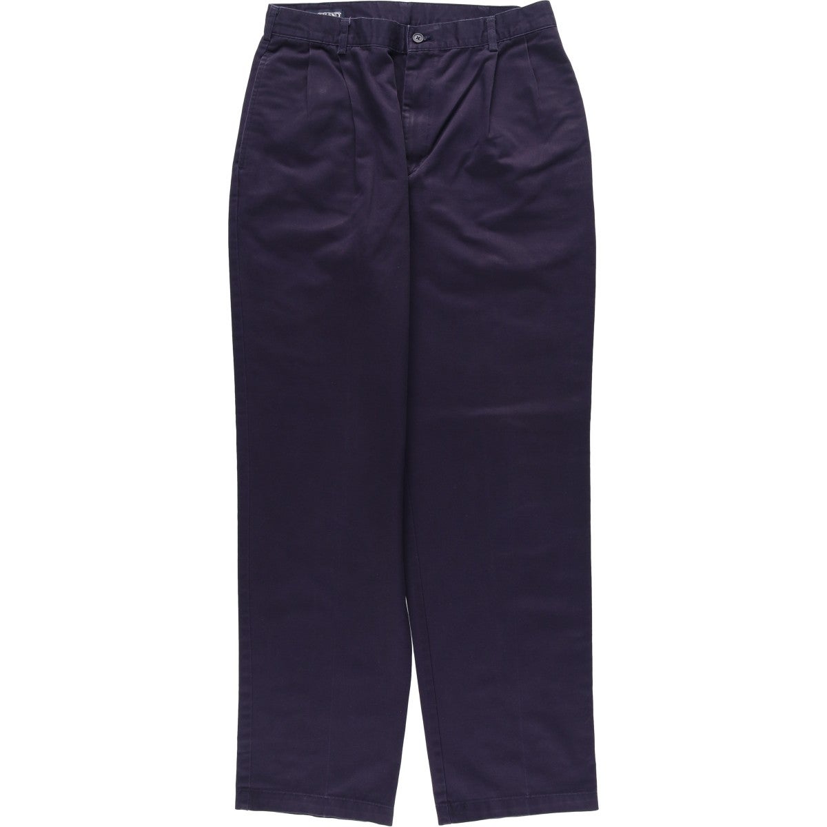 古着 00年代 ランズエンド LANDS END ツータック リネン×コットン