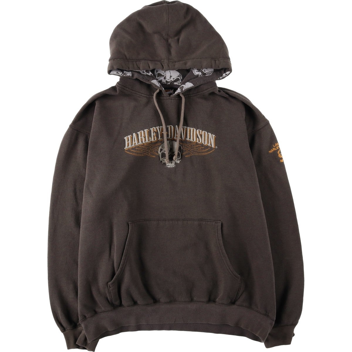 古着 ハーレーダビッドソン Harley-Davidson ドクロ柄 スカル柄 スカル