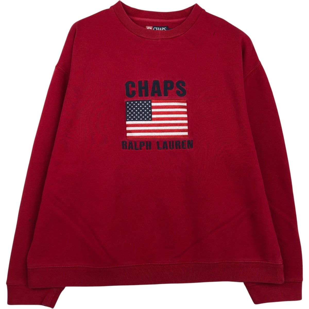 古着 ラルフローレン Ralph Lauren CHAPS チャップス ロゴスウェット