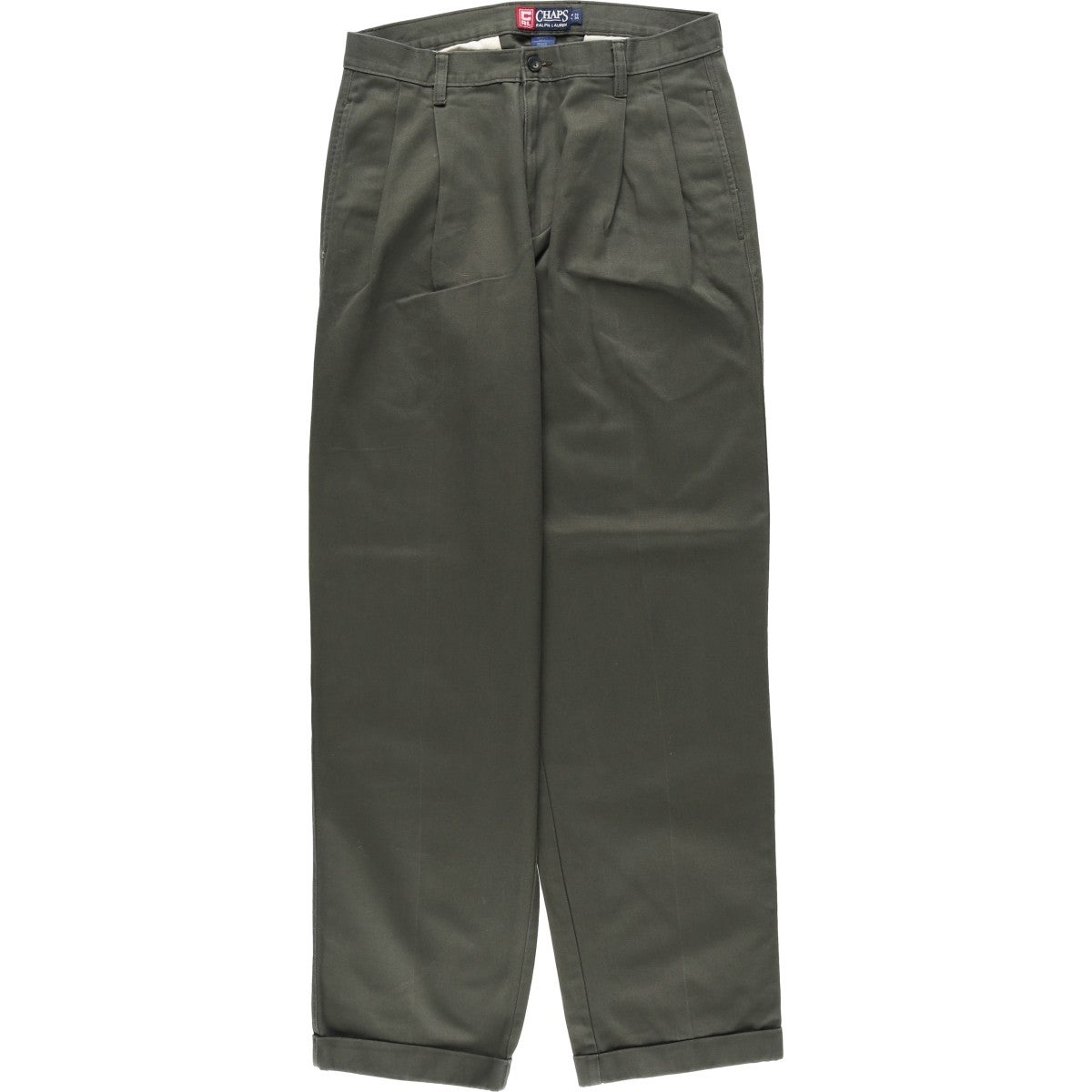 新品未使用 CHAPS コーデュロイパンツ ラルフローレン polo 古着 ラルフローレン Ralph Lauren CHAPS チャップス ツータック