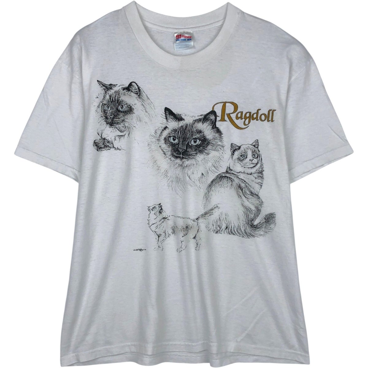 古着 90年代 ヘインズ Hanes HEAVYWEIGHT ゾウ柄 アニマルTシャツ