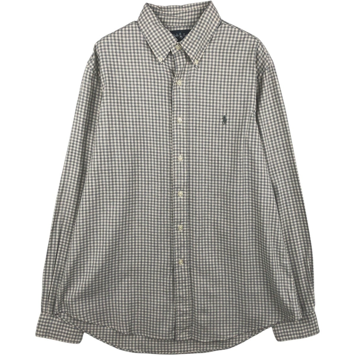 古着 ラルフローレン Ralph Lauren CUSTOM FIT ギンガムチェック 長袖
