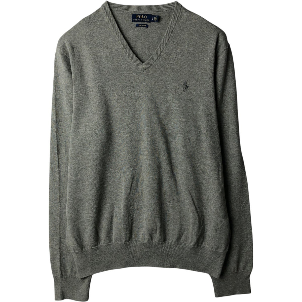 古着 ラルフローレン Ralph Lauren RALPH Vネック シルクニット