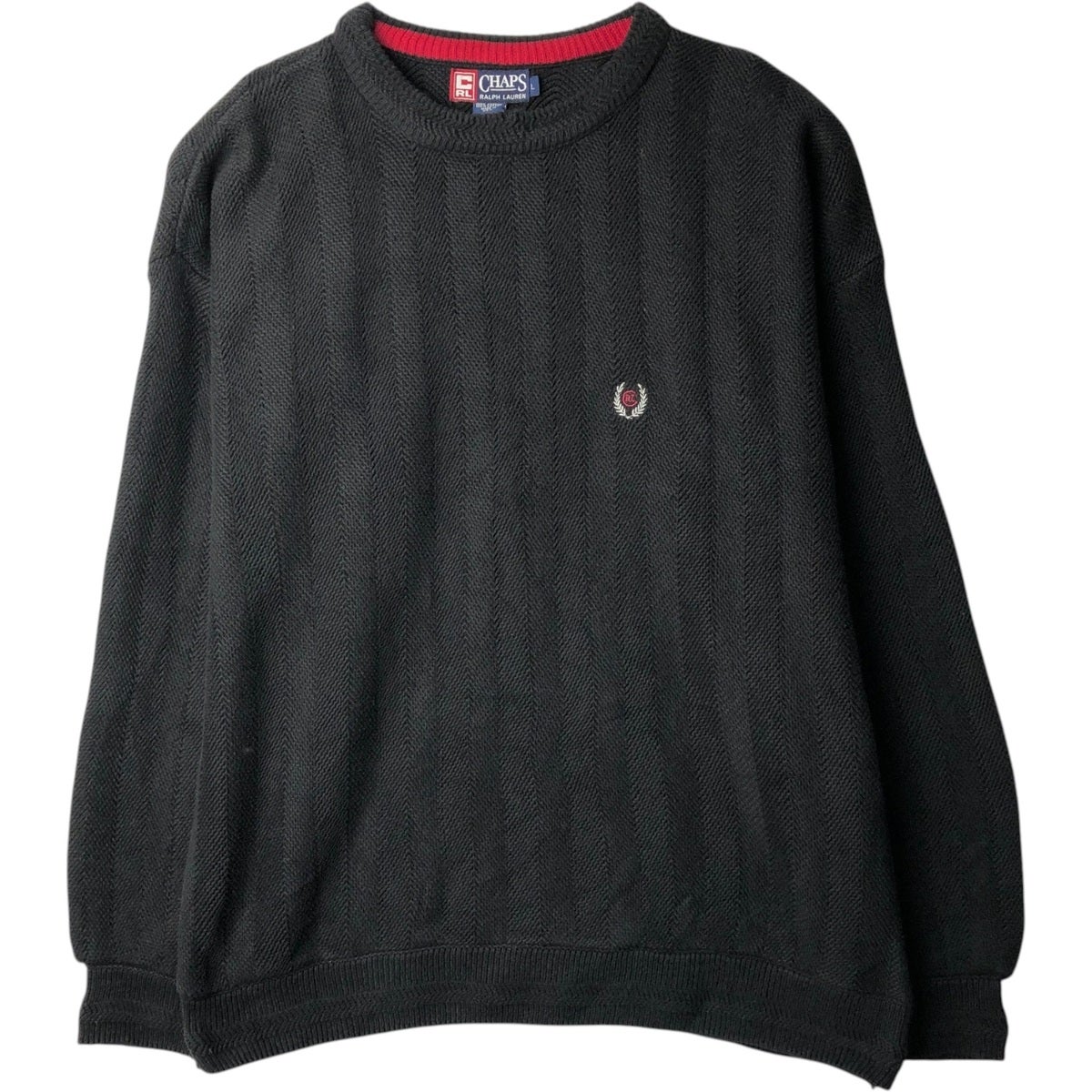 古着 80年代 ラルフローレン Ralph Lauren CHAPS チャップス 紺
