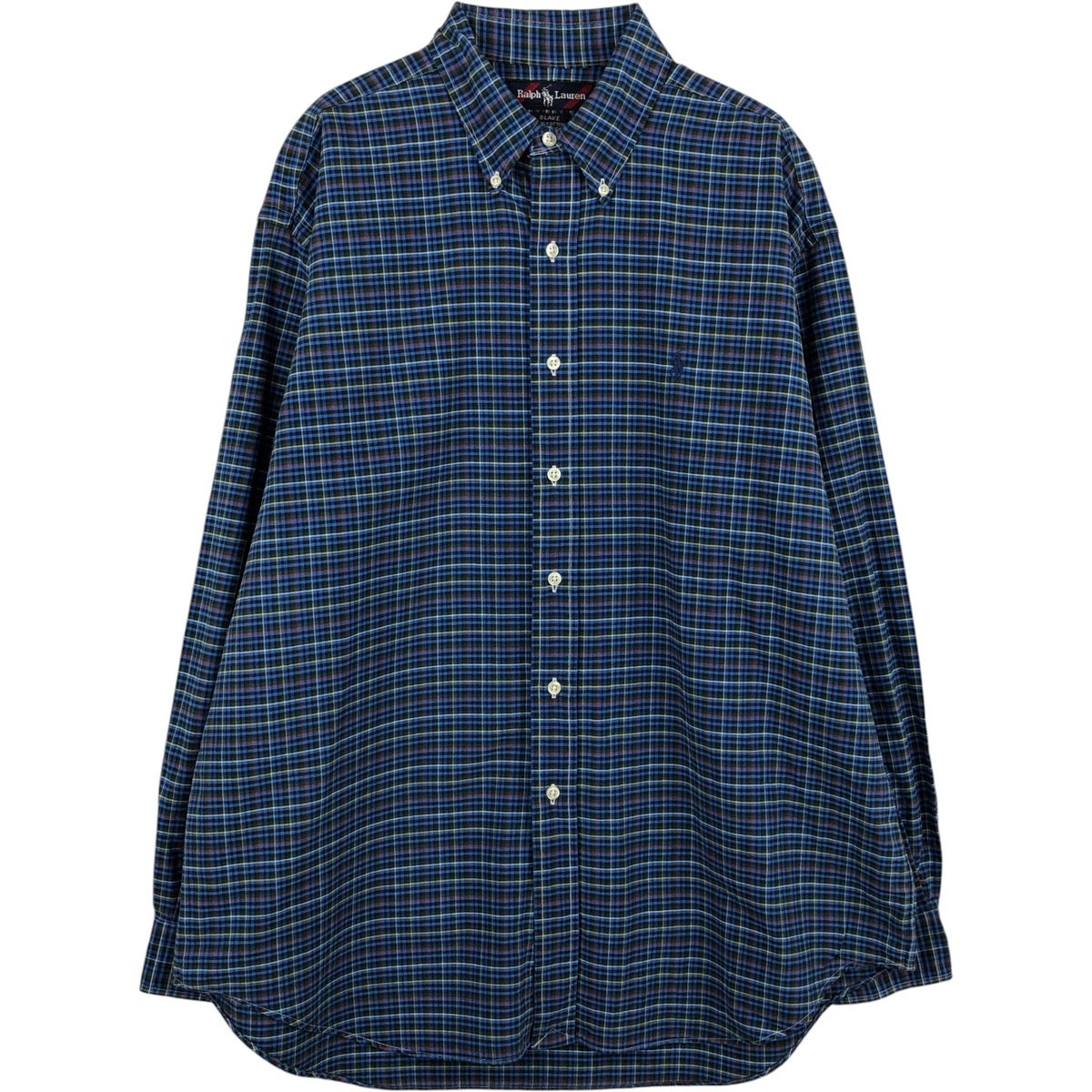 古着 ラルフローレン Ralph Lauren BLAKE 長袖 ボタンダウンチェック