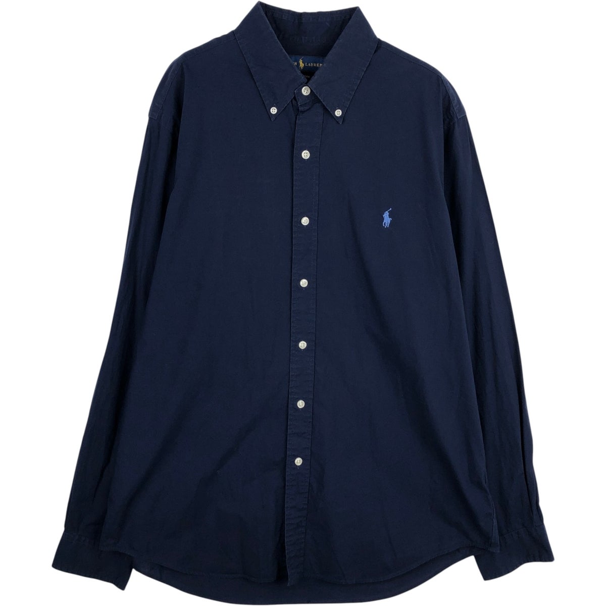 古着 ラルフローレン Ralph Lauren BIG SHIRT 長袖 ボタンダウンシャツ