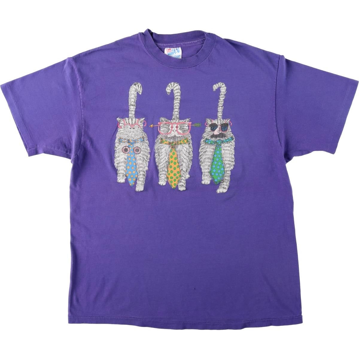古着 80年代 ヘインズ Hanes 100% COTTON 青タグ ゴリラ柄 アニマルTシャツ USA製 レディースM相当 ヴィンテージ/eaa635578 古着 80年代 ヘインズ Hanes 100% COTTON 青タグ ゴリラ柄 アニマルT
