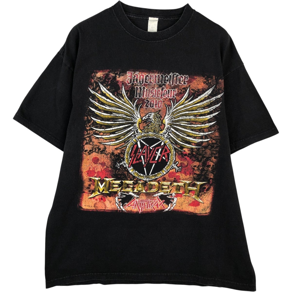 古着 00年代 SLAYER スレイヤー Anthrax アンスラックス MEGADETH