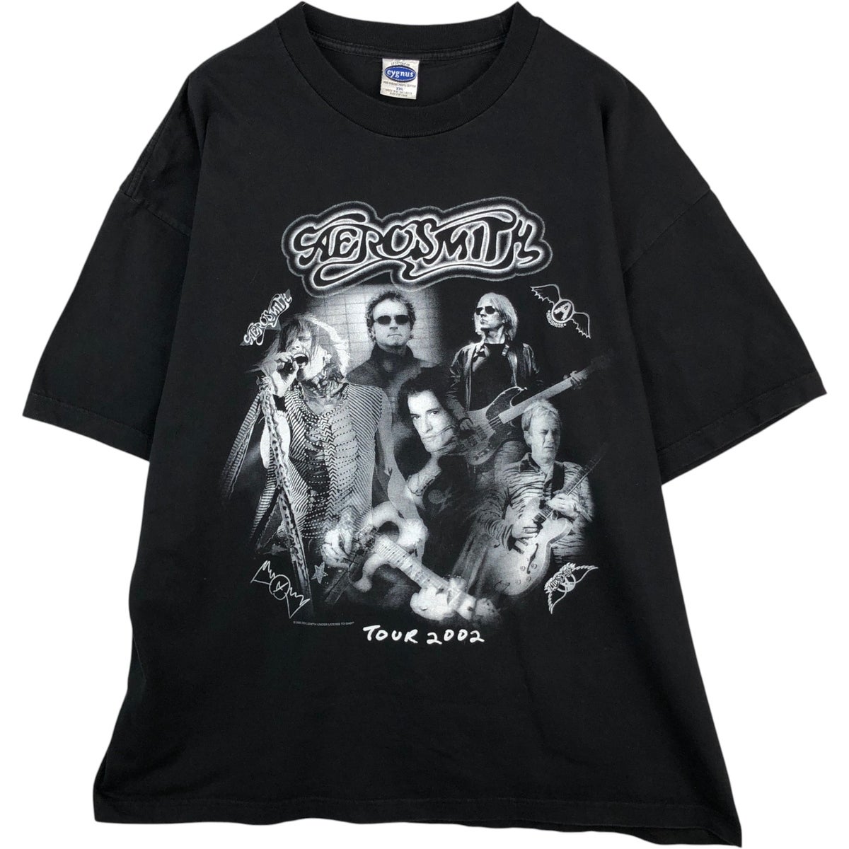 古着 00年代 eygnus AEROSMITH エアロスミス バンドTシャツ バンT