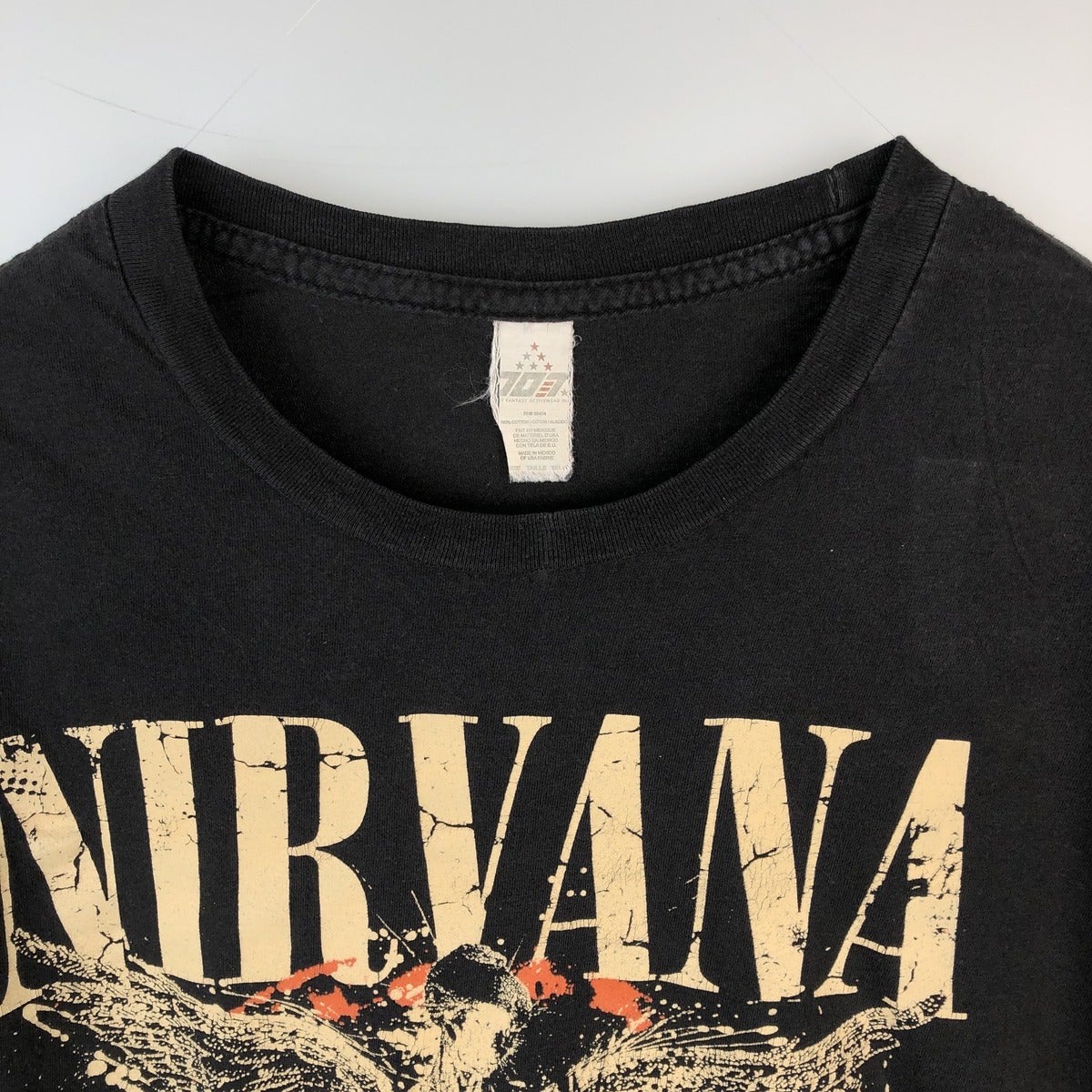 古着 707 NIRVANA ニルヴァーナ バンドTシャツ バンT メンズL相当