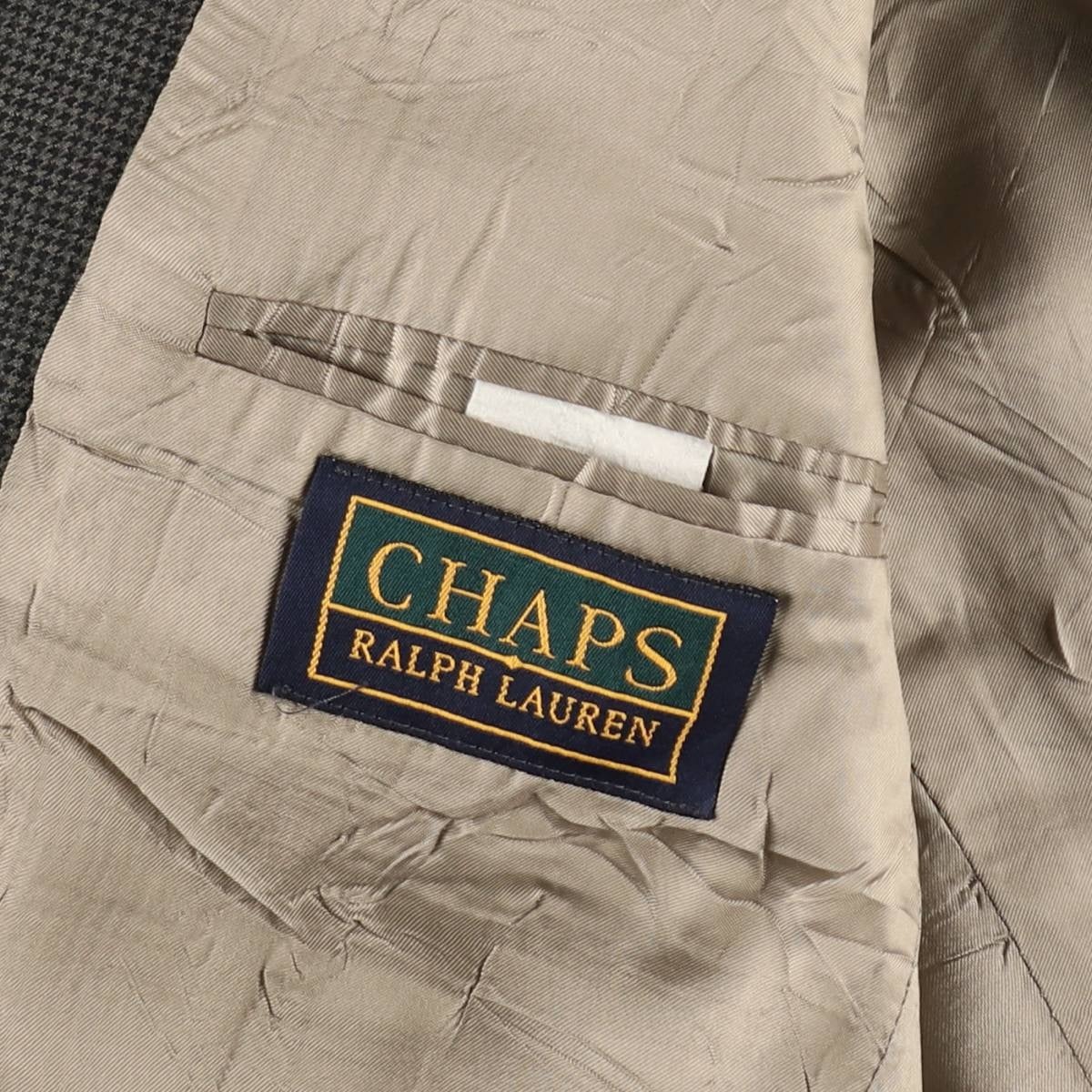古着 ラルフローレン Ralph Lauren CHAPS チャップス 千鳥格子柄